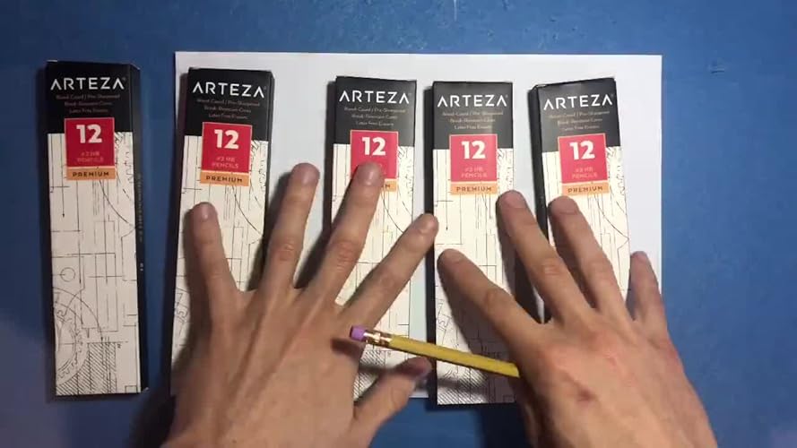 ☘️大容量☘️【72本】デッサンのゴム製HB2 Artezaの鉛筆 ☘️大容量 【72本】デッサンのゴム製HB2 Artezaの鉛筆